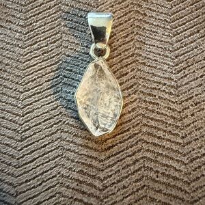 Charles Albert Sterling Silver Herkimer Diamond Pendant - NEW!!